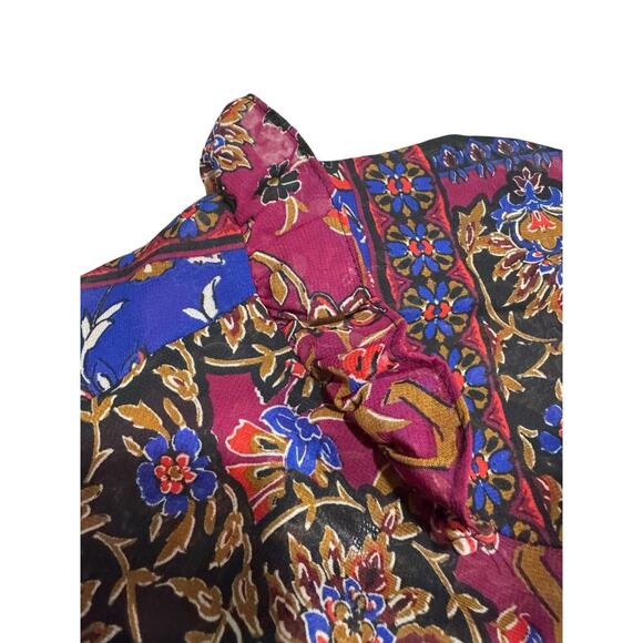 Julia Jordan Dress Multicolored Midi Size 8 Tiered NWT - Picture 10 of 14